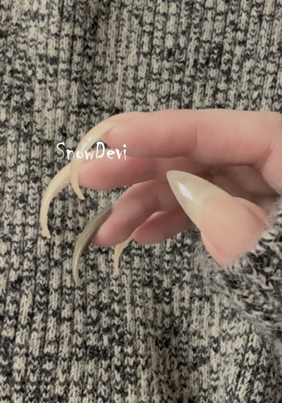SNOW1512-Natural Nails_nails_snowdevi nails